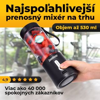 🥤 Novinka – Blendy 10 🥤 Přenosný smoothie mixér nové generace! 👉 Až 10 porcí na jedno nabití 👉 Ostré čepele pro jemné...